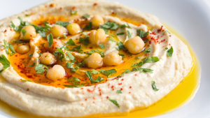 Hummus or Houmous new recipe with various flavours